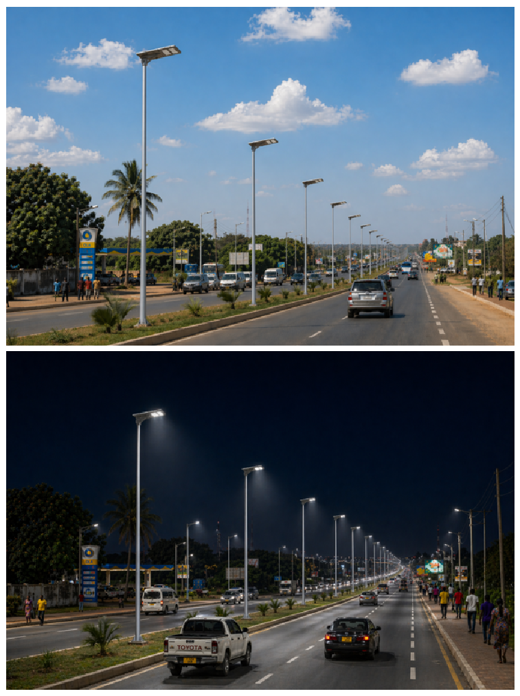 Lampu Jalan Surya All-In-One gambar instalasi 6