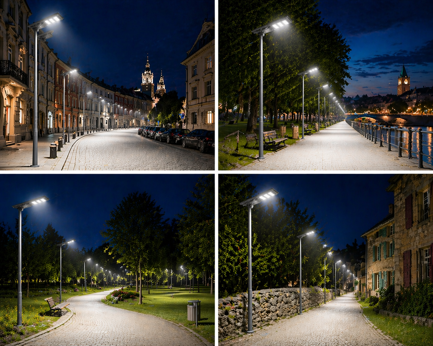 Lampu Jalan Surya All-In-One