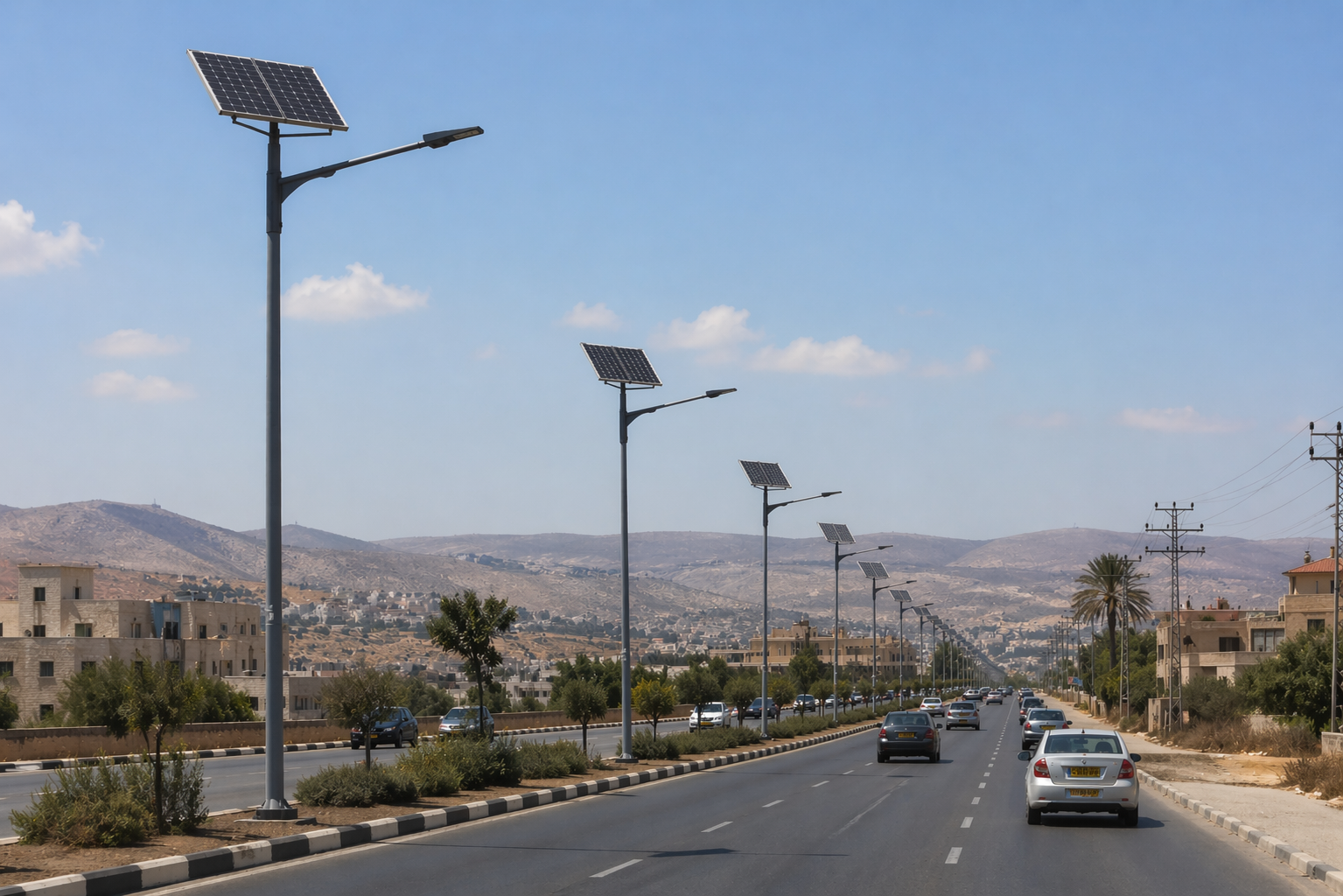 Lampu Jalan Surya All-In-Two gambar instalasi 2